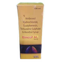 100 Ml Ambroxol Hydrochloride Terbutaline Sulphate And Menthol Syrup - Drug Type: General Medicines