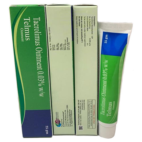 25 Gm 0.03% W-W Tacrolimus Ointment Application: Industrial