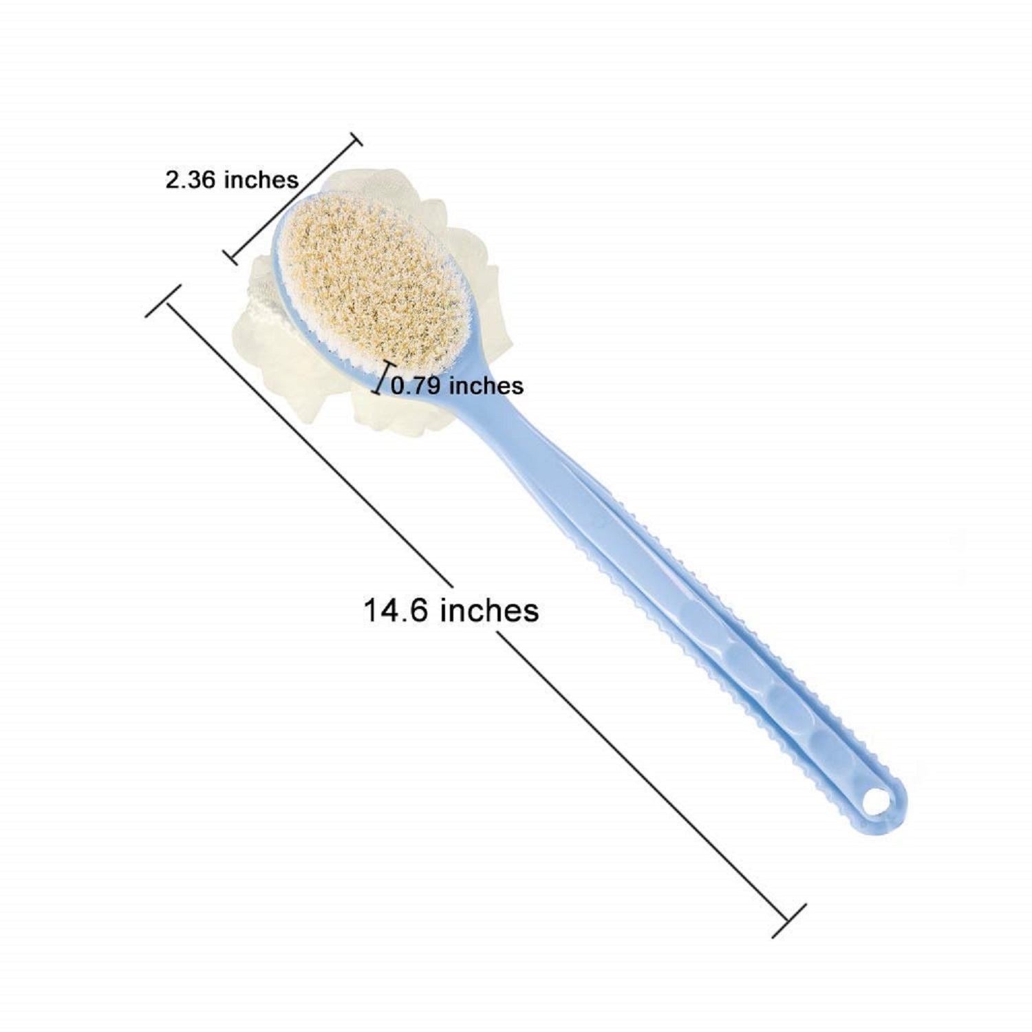 BATH BRUSH WITH HANDLE