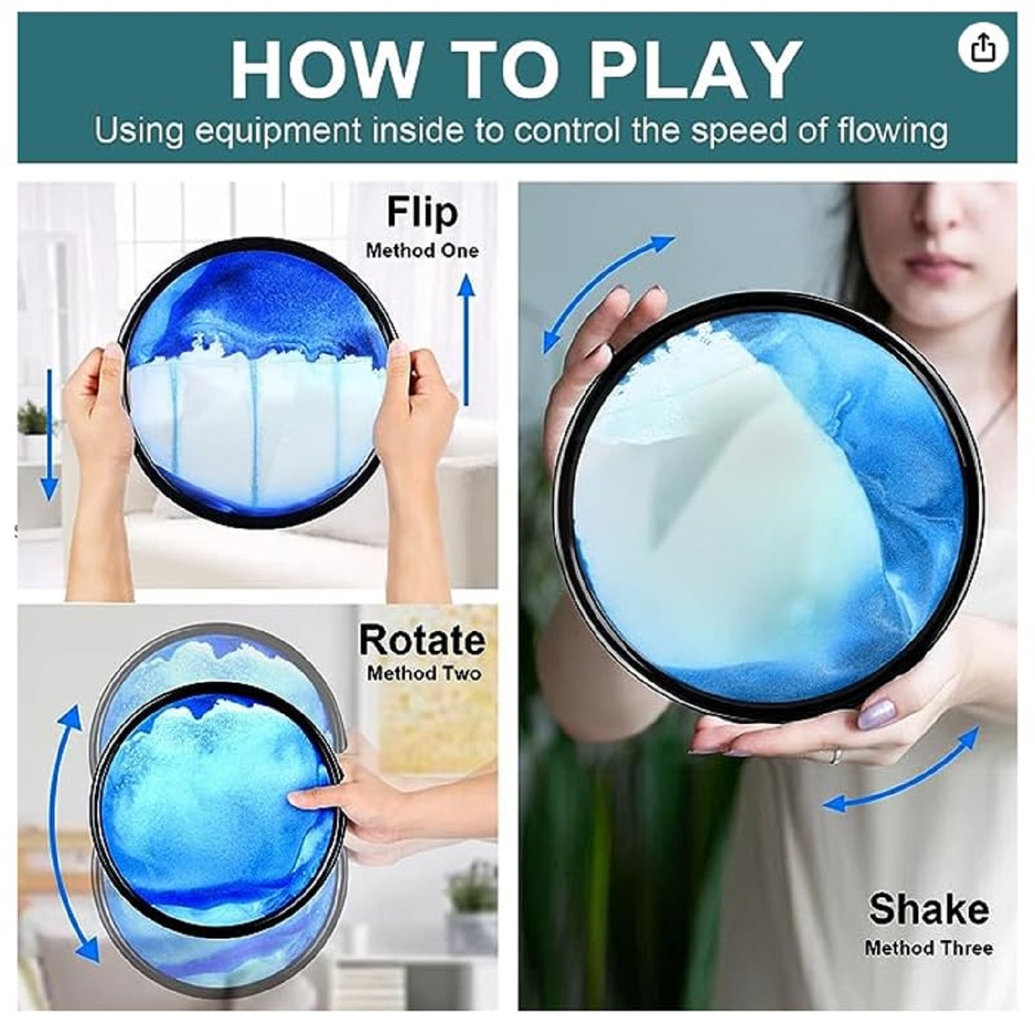 3D NATURAL SAND ART MOTION DISPLAY