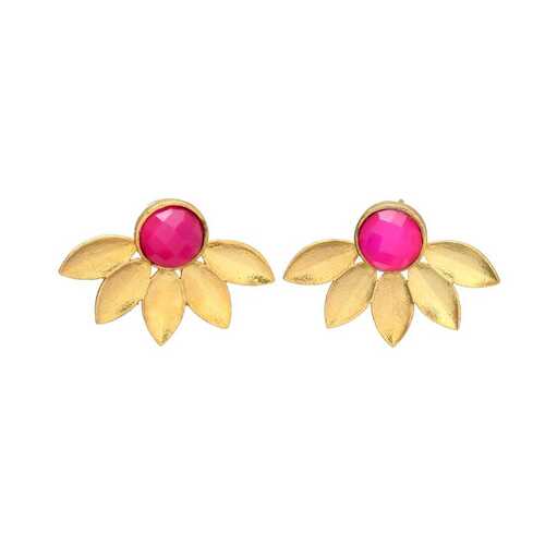 Pink Hydro Stud Earring