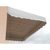 Customized Outdoor Canopies - Ms Frame, Custom Size, Ivory White | Unique Design, Flexible Usage, Stylish Shade Solutions