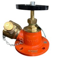 Newage Hydrant Valve Gm - Gunmetal, 63mm, Natural Brass Color | Isi Marked, Corrosion Resistant, Hand Wheel Operated