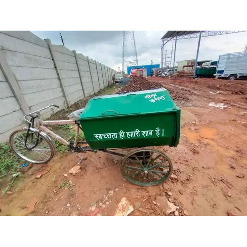 Garbage Cycle Rickshaw With Box