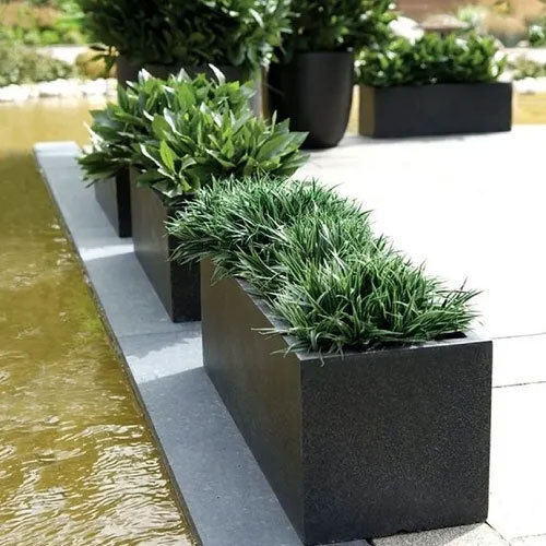 Fiberglass Planter - Durable Weather-Resistant Material, Elegant Modern Design for Indoor and Outdoor Use