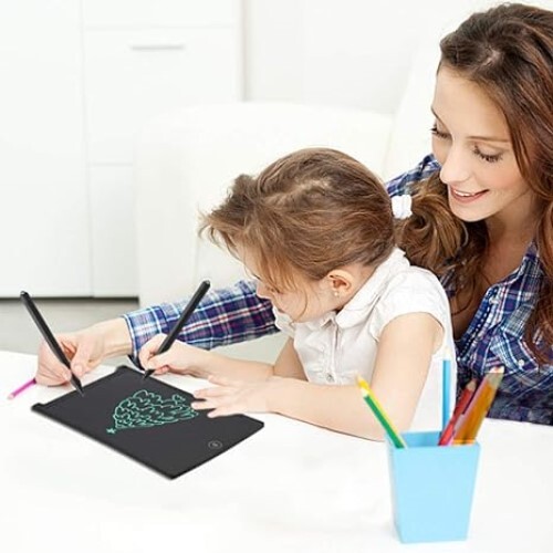 FLIPBOAT Colorful LCD Writing Tablet, 8.5 Inch Multi-Color Electronic Drawing Pad Portable Handwriting Graphics Doodle Board for Kids