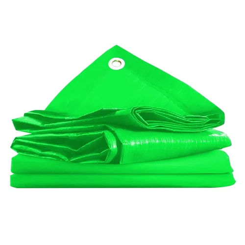 Green Waterproof Tarpaulins Roofing Sheet