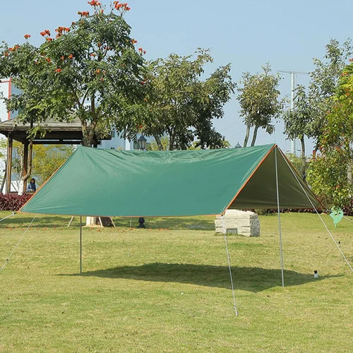 Nylon Outdoor Tarpaulin Tent - Color: Green