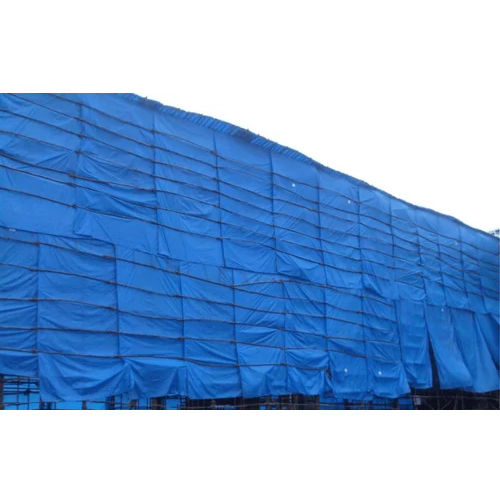 Hdpe Building Construction Tarpaulin Cover - Color: Blue