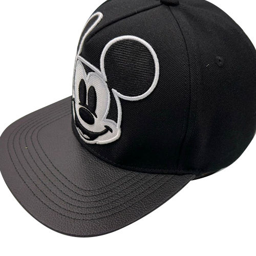 Black Cotton Hip Hop Cap