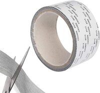 Mitsico Window Privacy Screen Repair Sticker - Fiberglass Mesh Tape, White Color, Self-Stick Application for Insect & Bug Protection