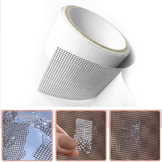 Mitsico Window Privacy Screen Repair Sticker Insect Fly Bug Door Mosquito Net Repair Tape Window Repair Tape