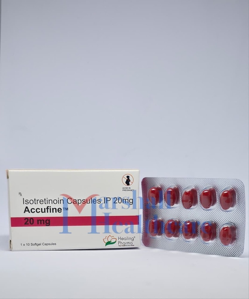 Isozip 20mg Soft Gelatin Capsule - Isotretinoin IP for Acne Treatment | Dosage As Recommended by Doctor, 200 Boxes, Suitable for Adults and Teenagers