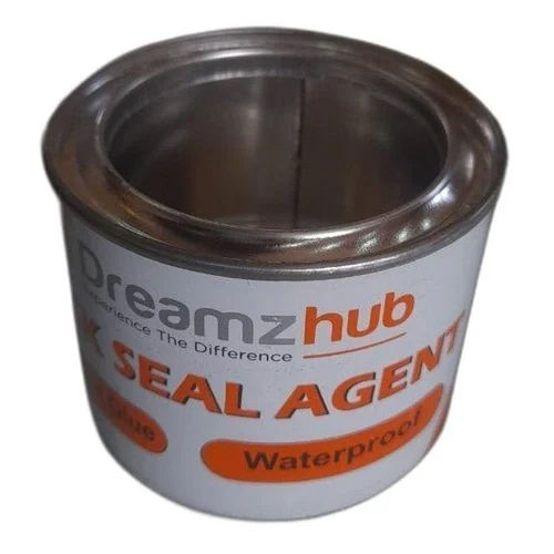 Glue Packaging Round Tin Container - Color: As Per Requirement