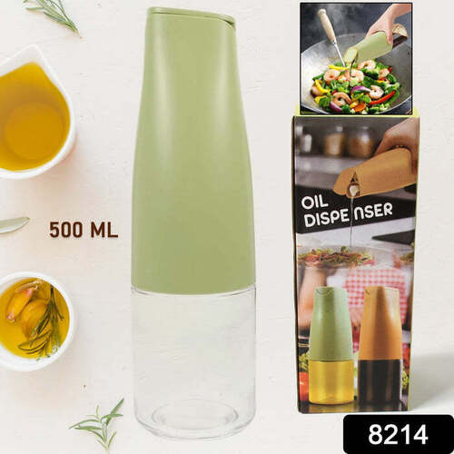 OIL BOTTLE WITH AUTOMATIC OPEN LID