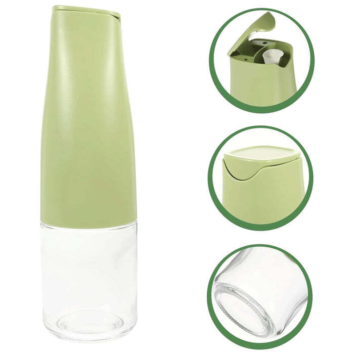 OIL BOTTLE WITH AUTOMATIC OPEN LID
