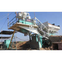 Industrial Concrete Batching Plant - Steel Construction, Colour Coated Finish, Air Cooling System, Hydraulic Pressure Method, Manual Control System, Warranty Included