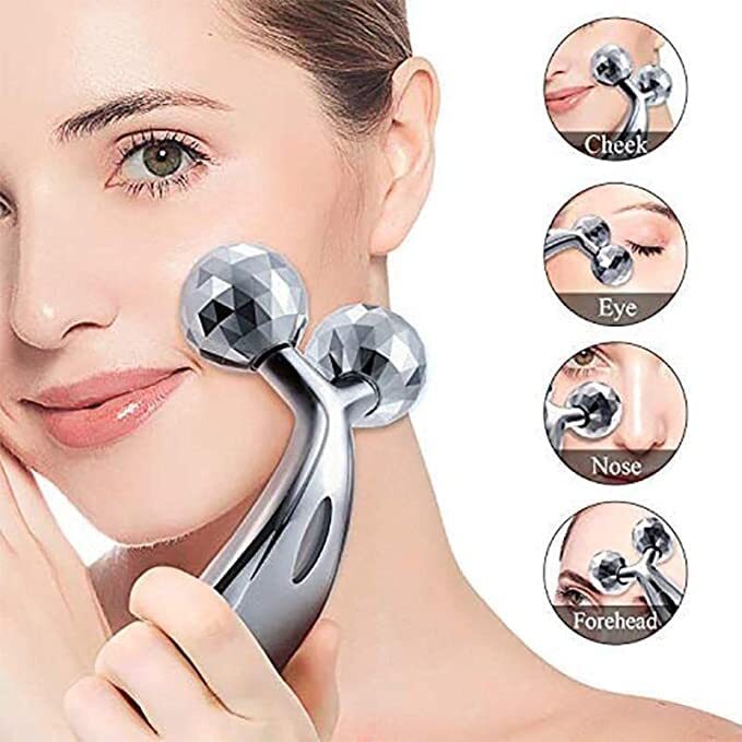 Mitsico 3D Massager For Face And Neck For Lower Back Pain For Face Skin Tightning