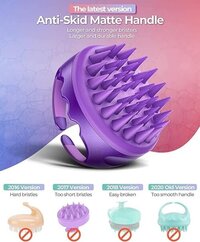 NED Scalp Massager Shampoo Brush, Scalp Brush Hair Scrubber, Hair Washing Brush Scalp Exfoliator Brush for Dandruff, 2 Pack Head Scrubber for All Hair Types of Women, Men