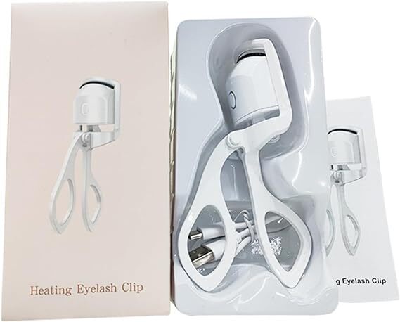 Heated Eyelash Curlers, Heated Lash Curler, Electric Eyelash Curler, Warm Eyelash Curler, Rechargeable Eyelash Curler, Handheld Eyelash Heated Curler