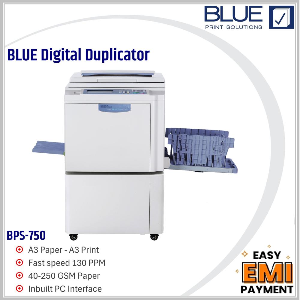 BPS750 Blue Digital Duplicator