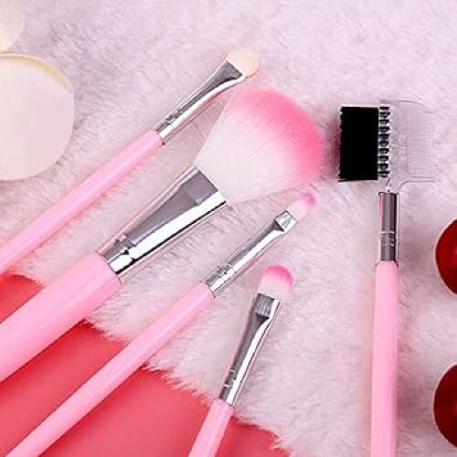 Mitsico 5 pcs Makeup Brush Set for women and girl for travel and home purpose use