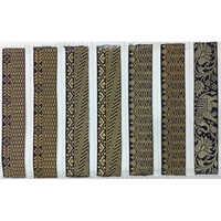 Black Jacquard Laces - Design Type: Patterned