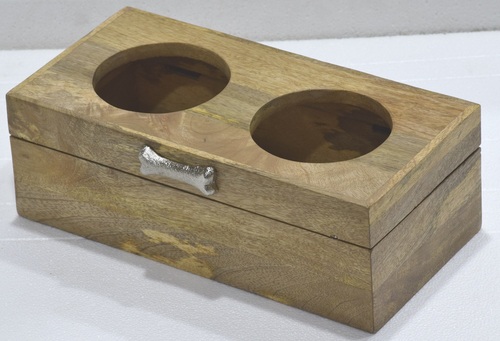 12 Inch Wooden Dog Table With Original Finish