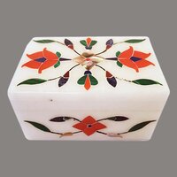 Marble Inlay Jewelry Box