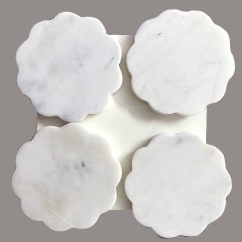 Marble Coaster Set - Regional Style: Indian