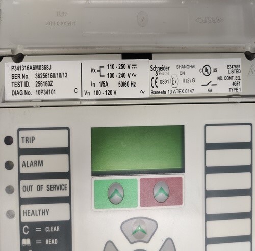 SCHNEIDER P341316A6M0368J PROTECTION RELAYS