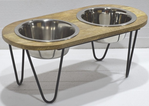 17 Inch Wooden Dog Toy Table