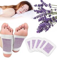 Pravyta Detox Foot Patches Remove Toxins Cleansing Detox Foot Patches Kit for Release Body Pain Free Foot Pads for Stress Relief Sleep (Lavender, Pack Of 10)