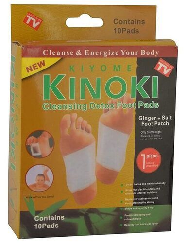 Kinoki Detox Foot Pads - 10 Pads (White)