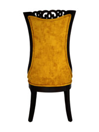 Adhunika Fabric Yellow Dining Chair