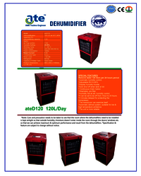 Industrial Refrigerant Dehumidifier ateD1200