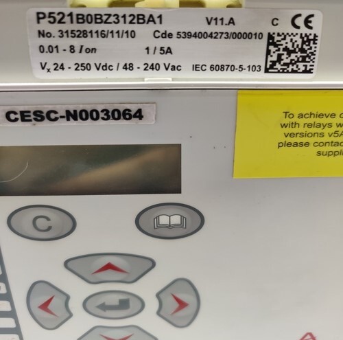 SCHNEIDER P521B0BZ312BA1 PROTECTION RELAYS