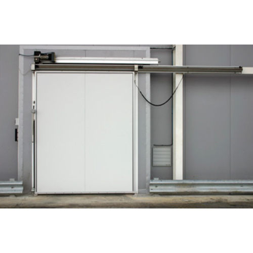 Horizontal Cold Room Sliding Door - Color: White