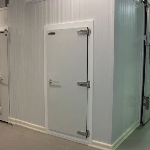 White Hinged Cold Storage Doors