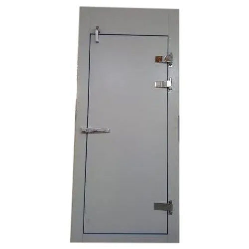 Galvanized Iron Cold Storage Doors - Color: Grey