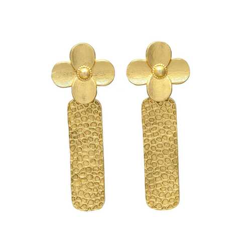Dangle flower earring set