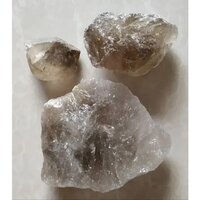 Rough Smoky Quartz Gemstone - Natural Stone, Emerald Cut Shape, Customizable Sizes, Available In Multiple Colors, Radiation Treated