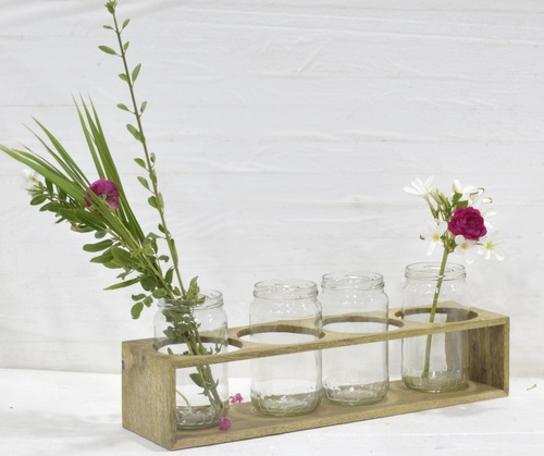 20 Inch Wooden Flower Pot