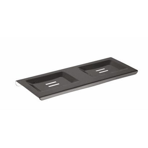 EO-1007 Double Soap Dish Black