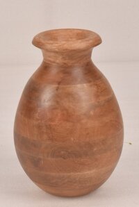10 Inch Wooden Flower Pot - Application: Interior Decor