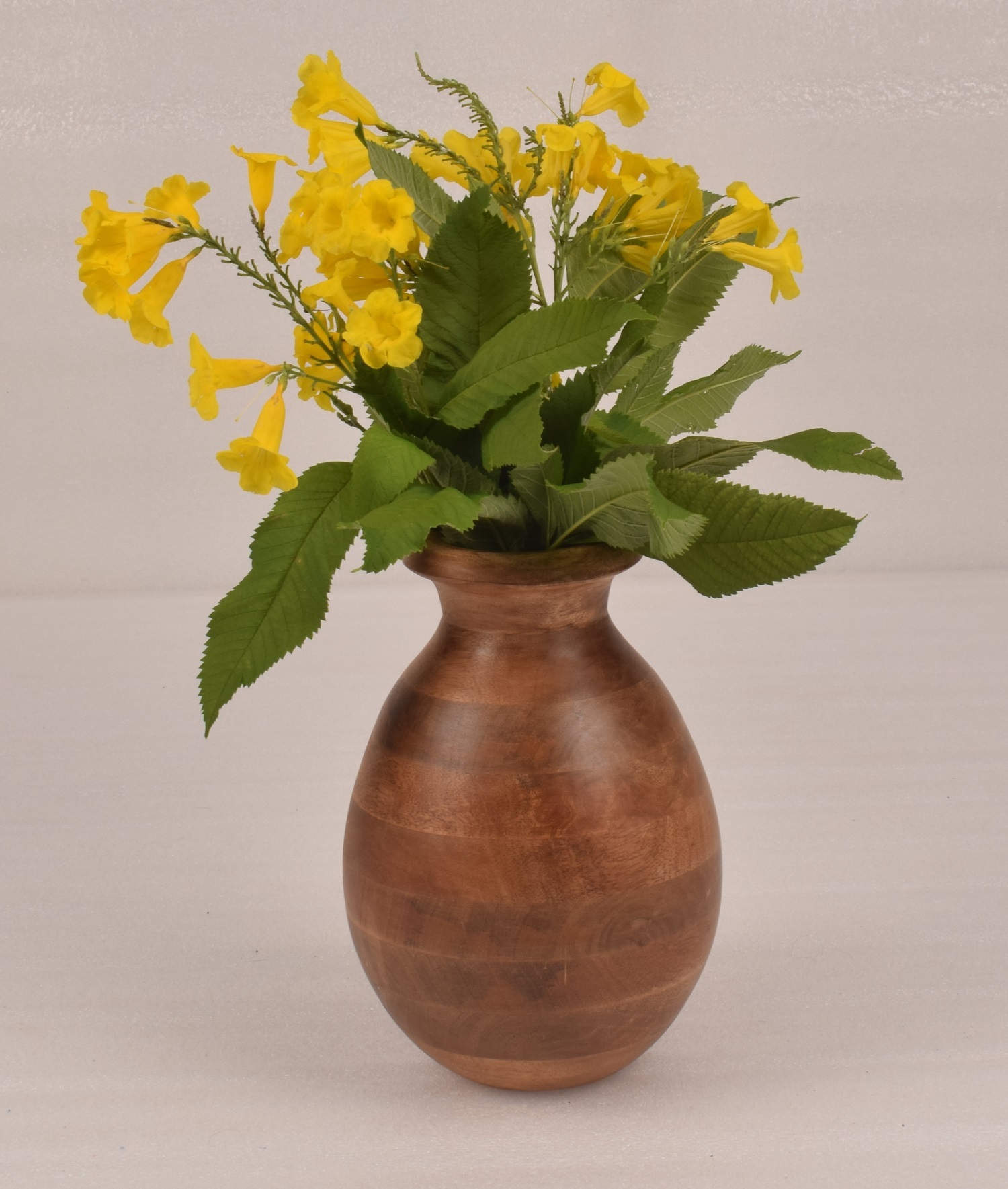 10 Inch Wooden Flower Pot