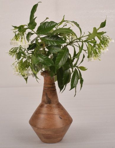 11 Inch Wooden Flower Pot