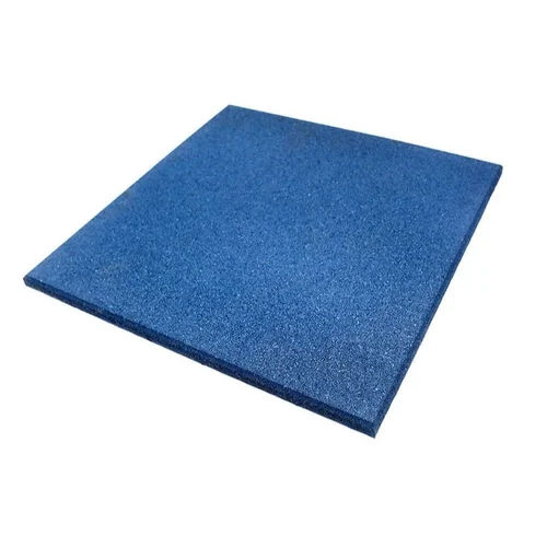 Multi Color 20mm Blue Rubber Flooring Mat Tiles For Gym