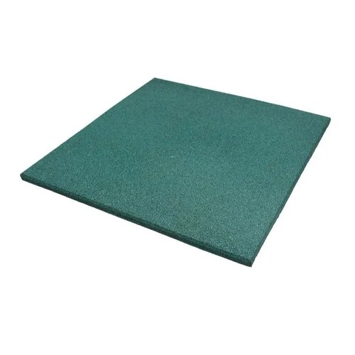 20mm Gym Green Rubber Floor Tiles