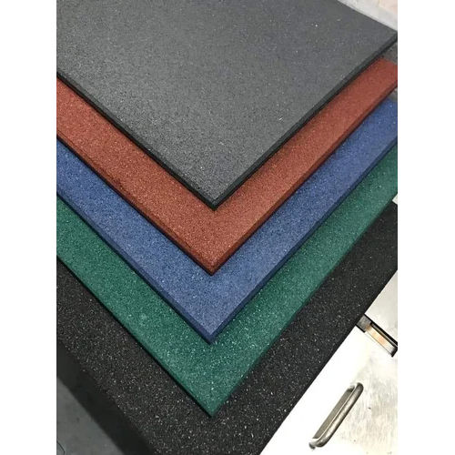 15mm Rubber Gym Flooring Tiles